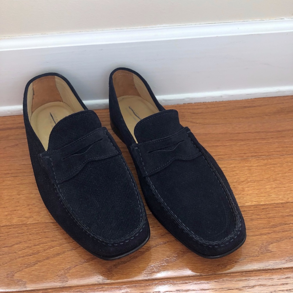 Navy Blue Men's Loafers